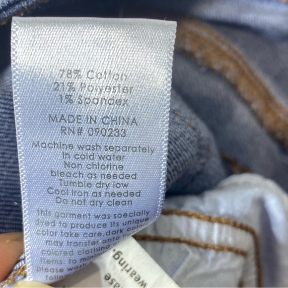 PACSUN Jeans Women's 29L Blue Mid Rise Skinniest Whiskering Stretch Casual Denim - Picture 9 of 13